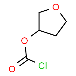ChemSpider 2D Image | oxolan-3-yl chloroformate | C5H7ClO3