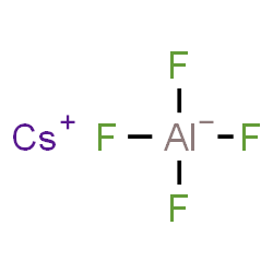 ChemSpider 2D Image | Cesium fluoroaluminate | AlCsF4