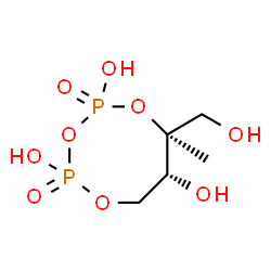 ChemSpider 2D Image | 2C-METHYL-D-ERYTHRITOL 2,4-CYCLODIPHOSPHATE | C5H12O9P2