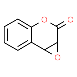 ChemSpider 2D Image | 1a,7b-Dihydro-2H-oxireno[c]chromen-2-one | C9H6O3
