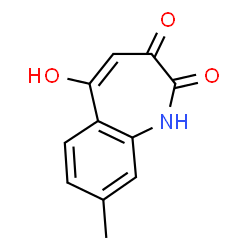 ChemSpider 2D Image | 5-Hydroxy-8-methyl-1H-1-benzazepine-2,3-dione | C11H9NO3