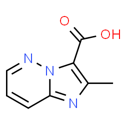 ChemSpider 2D Image | 2-Methylimidazo[1,2-b]pyridazine-3-carboxylic acid | C8H7N3O2