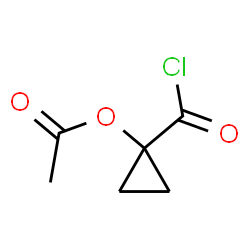 ChemSpider 2D Image | 1-(Chlorocarbonyl)cyclopropyl acetate | C6H7ClO3