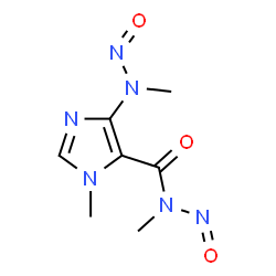 ChemSpider 2D Image | Dinitrosocaffeidine | C7H10N6O3