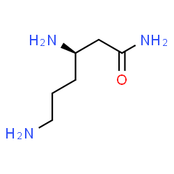 ChemSpider 2D Image | (3R)-3,6-Diaminohexanamide | C6H15N3O