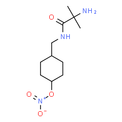 ChemSpider 2D Image | 2-Methyl-N-{[4-(nitrooxy)cyclohexyl]methyl}alaninamide | C11H21N3O4
