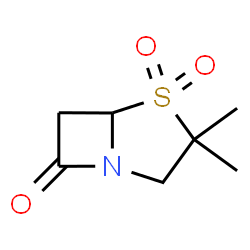 ChemSpider 2D Image | (+/-)-2,2-dimethylpenam sulfone | C7H11NO3S