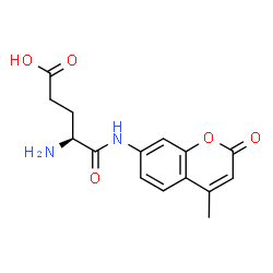 ChemSpider 2D Image | N-(4-Methyl-2-oxo-2H-chromen-7-yl)-L-alpha-glutamine | C15H16N2O5
