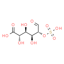 ChemSpider 2D Image | 2-O-Sulfo-D-glucuronic acid | C6H10O10S