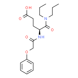 ChemSpider 2D Image | N~2~-(Phenoxyacetyl)-N,N-dipropyl-L-alpha-glutamine | C19H28N2O5