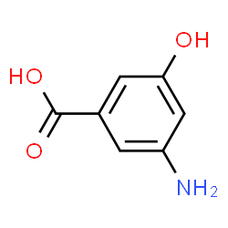 ChemSpider 2D Image | 3-Amino-5-hydroxybenzoic acid | C7H7NO3