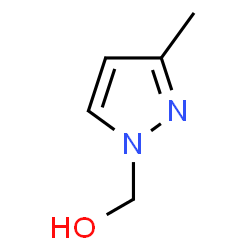 ChemSpider 2D Image | (3-Methyl-1H-pyrazol-1-yl)methanol | C5H8N2O