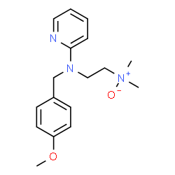 ChemSpider 2D Image | N-[2-(Dimethylnitroryl)ethyl]-N-(4-methoxybenzyl)-2-pyridinamine | C17H23N3O2