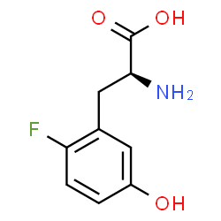 ChemSpider 2D Image | 2-Fluoro-5-hydroxy-L-phenylalanine | C9H10FNO3