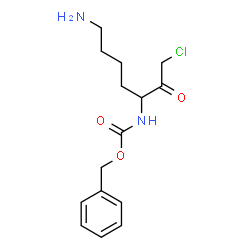 ChemSpider 2D Image | Benzyl (7-amino-1-chloro-2-oxo-3-heptanyl)carbamate | C15H21ClN2O3