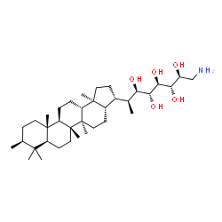 ChemSpider 2D Image | 35-Amino-3-methylbacteriohopane-30,31,32,33,34-pentol | C36H65NO5