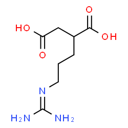 ChemSpider 2D Image | 2-{3-[(Diaminomethylene)amino]propyl}succinic acid | C8H15N3O4