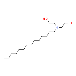 ChemSpider 2D Image | TETRADECYLDIETHANOLAMINE | C18H39NO2