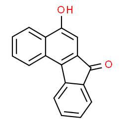 ChemSpider 2D Image | 5-Hydroxy-7H-benzo[c]fluoren-7-one | C17H10O2