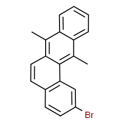 ChemSpider 2D Image | 2-Bromo-7,12-dimethyltetraphene | C20H15Br