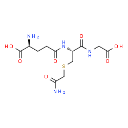 ChemSpider 2D Image | L-gamma-Glutamyl-S-(2-amino-2-oxoethyl)-L-cysteinylglycine | C12H20N4O7S