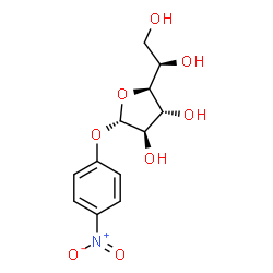 ChemSpider 2D Image | 4-Nitrophenyl b-D-galactofuranoside | C12H15NO8