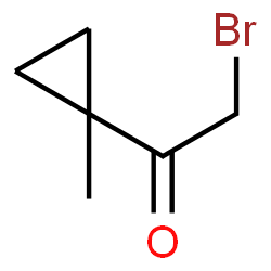 ChemSpider 2D Image | 2-Bromo-1-(1-methylcyclopropyl)ethanone | C6H9BrO