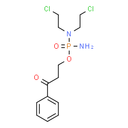 ChemSpider 2D Image | 3-Oxo-3-phenylpropyl N,N-bis(2-chloroethyl)phosphorodiamidate | C13H19Cl2N2O3P
