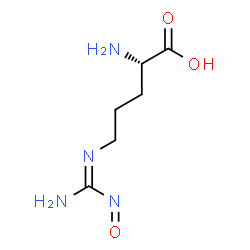 ChemSpider 2D Image | (Z)-N~5~-[Amino(nitroso)methylene]-L-ornithine | C6H12N4O3