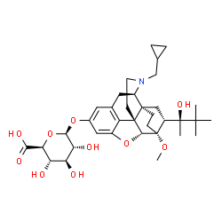 ChemSpider 2D Image | Buprenorphine b-D-Glucuronide | C35H49NO10