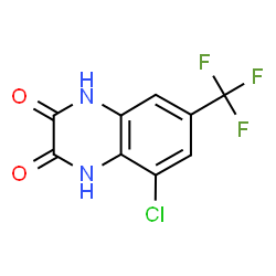 ChemSpider 2D Image | 5-chloro-7-(trifluoromethyl)quinoxaline-2,3-diol | C9H4ClF3N2O2