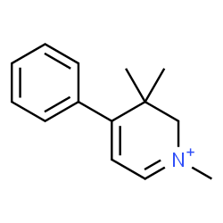 ChemSpider 2D Image | 1,3,3-Trimethyl-4-phenyl-2,3-dihydropyridinium | C14H18N