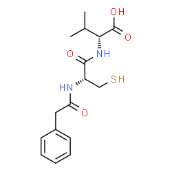 ChemSpider 2D Image | N-(Phenylacetyl)-L-cysteinyl-D-valine | C16H22N2O4S