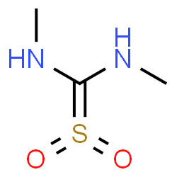 ChemSpider 2D Image | Thiourea, N,N'-dimethyl-, S,S-dioxide | C3H8N2O2S