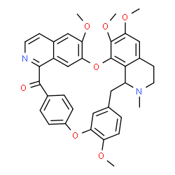 ChemSpider 2D Image | oxofangchirine | C37H34N2O7