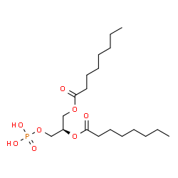 ChemSpider 2D Image | 1,2-dioctanoyl-sn-glycero-3-phosphate | C19H37O8P