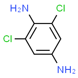 ChemSpider 2D Image | 2,6-Dichloro-1,4-benzenediamine | C6H6Cl2N2