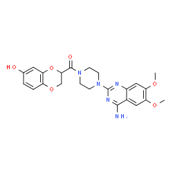 ChemSpider 2D Image | 6'-HYDROXYDOXAZOSIN | C23H25N5O6