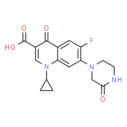 ChemSpider 2D Image | Oxociprofloxacin | C17H16FN3O4