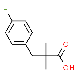 ChemSpider 2D Image | 3-(4-Fluorophenyl)-2,2-dimethylpropanoic acid | C11H13FO2