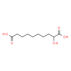 ChemSpider 2D Image | 2-hydroxysebacic acid | C10H18O5