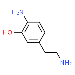 ChemSpider 2D Image | 2-Amino-5-(2-aminoethyl)phenol | C8H12N2O