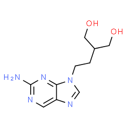 ChemSpider 2D Image | 6-Deoxypenciclovir | C10H15N5O2