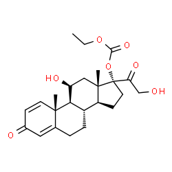 ChemSpider 2D Image | Prednisolone 17-ethyl carbonate | C24H32O7