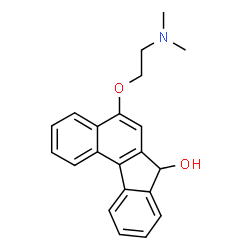 ChemSpider 2D Image | 5-[2-(Dimethylamino)ethoxy]-7H-benzo[c]fluoren-7-ol | C21H21NO2