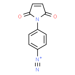 ChemSpider 2D Image | 4-(2,5-Dioxo-2,5-dihydro-1H-pyrrol-1-yl)benzenediazonium | C10H6N3O2