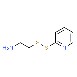 ChemSpider 2D Image | 2-(2-pyridinyldithio)ethanamine | C7H10N2S2
