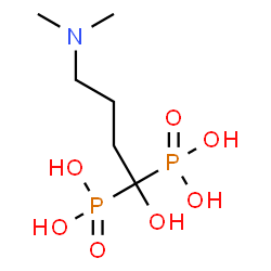 ChemSpider 2D Image | [4-(Dimethylamino)-1-hydroxy-1,1-butanediyl]bis(phosphonic acid) | C6H17NO7P2