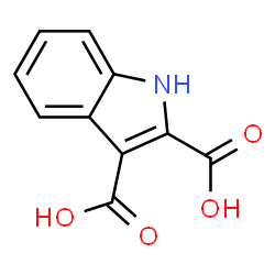 ChemSpider 2D Image | 1H-Indole-2,3-dicarboxylic acid | C10H7NO4