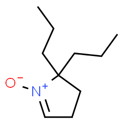 ChemSpider 2D Image | 2,2-Dipropyl-3,4-dihydro-2H-pyrrole 1-oxide | C10H19NO
